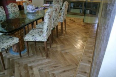 Pavimenti in legno a spina di pesce