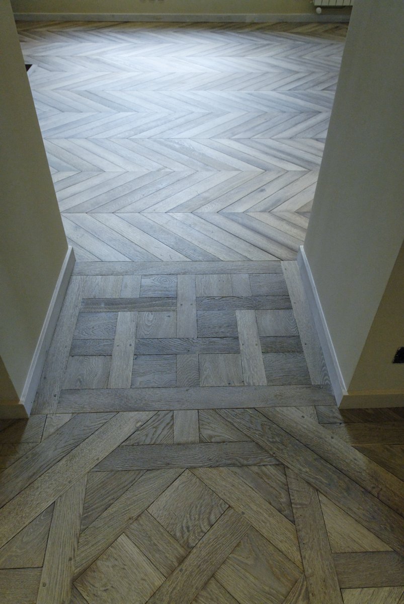 chevron grigio anticato — Cottoartigiano srl