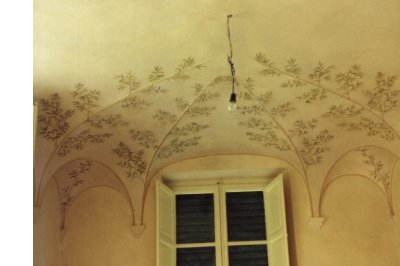 Soffitti dipinti in prestigiosa residenza