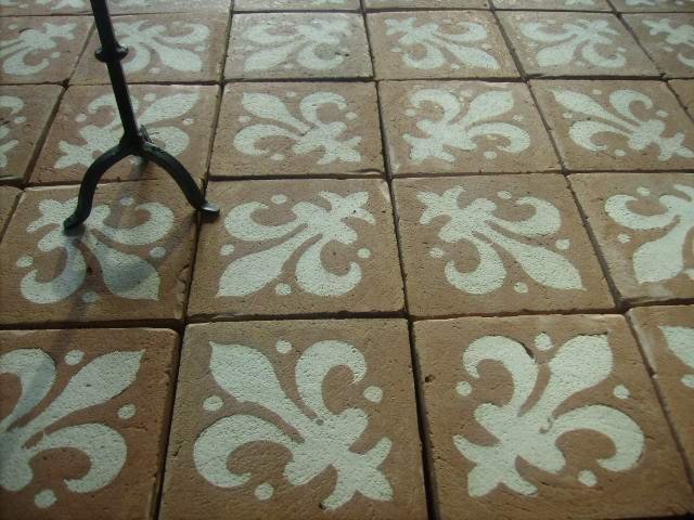 Pavimento in cotto artistico — SOLS - Interni di Prestigio