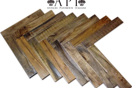 A P I - Antichi Pavimenti Italiani Pavimenti in legno Antico a Spina Di Pesce - 1