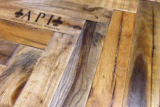 A P I - Antichi Pavimenti Italiani Pavimenti in legno Antico a Spina Di Pesce - 2