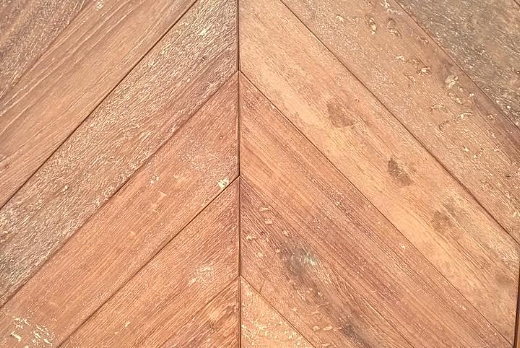 Artepronta s.a.s. pavimento lisca di pesce teak prima patina 51x8x2 - 1