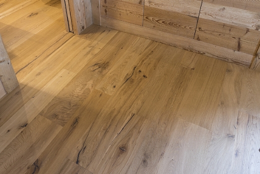 Antica-Edilizia Pavimenti in Legno Antico Originale di Recupero - 1