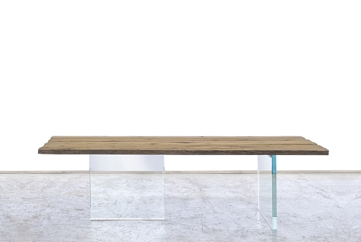 Antica-Edilizia Tavoli Legno Antico Originale di recupero - 5