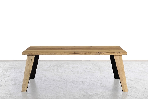 Antica-Edilizia Tavoli in legno antico originale di recupero - 8