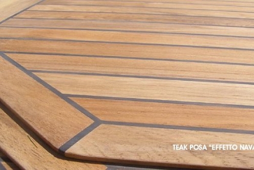 ANTICO CADORE SRL Parquet a Listoni per esterno in Teak Antico - 1